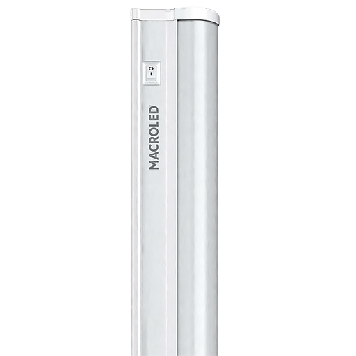 [CORT5-120-18W-WW] LISTON LED T5 PVC INTERCONECTABLE CON INTERRUPTOR - AC175-265V - FP0.95 - IP20 - 120cm 18W - CALIDO