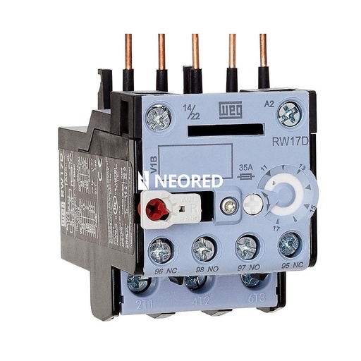 [WEG12450898] Relés de Sobrecarga para CWC0 - Reg. 1,2-1,8 - Compatibilidad CWC0 7-16 - RW17-1D3-D018
